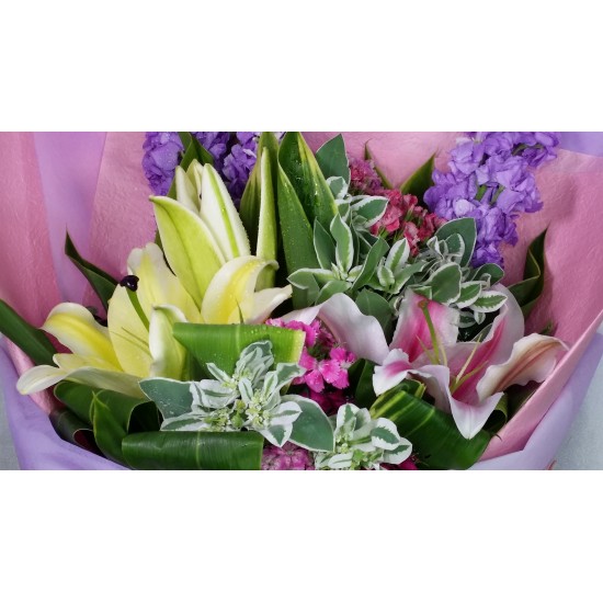 Mixed Lily Bouquet for Father